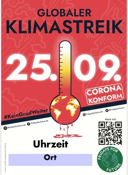 25.09. Klimastreik #KeinGradWeiter