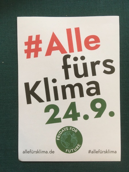 #AlleFürsKlima 24.9.